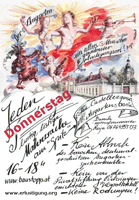 lustig-l&auml;stige Mahnwache &ndash; jeden Donnerstag 16-18&&h