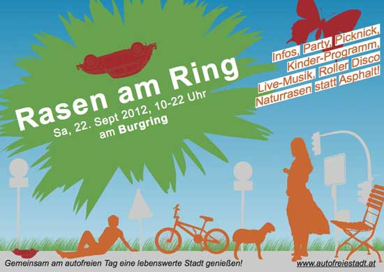 Rasen am Ring, Samstag, dem 22.September 2012 von 10°° - 22°° Uhr, Burgring